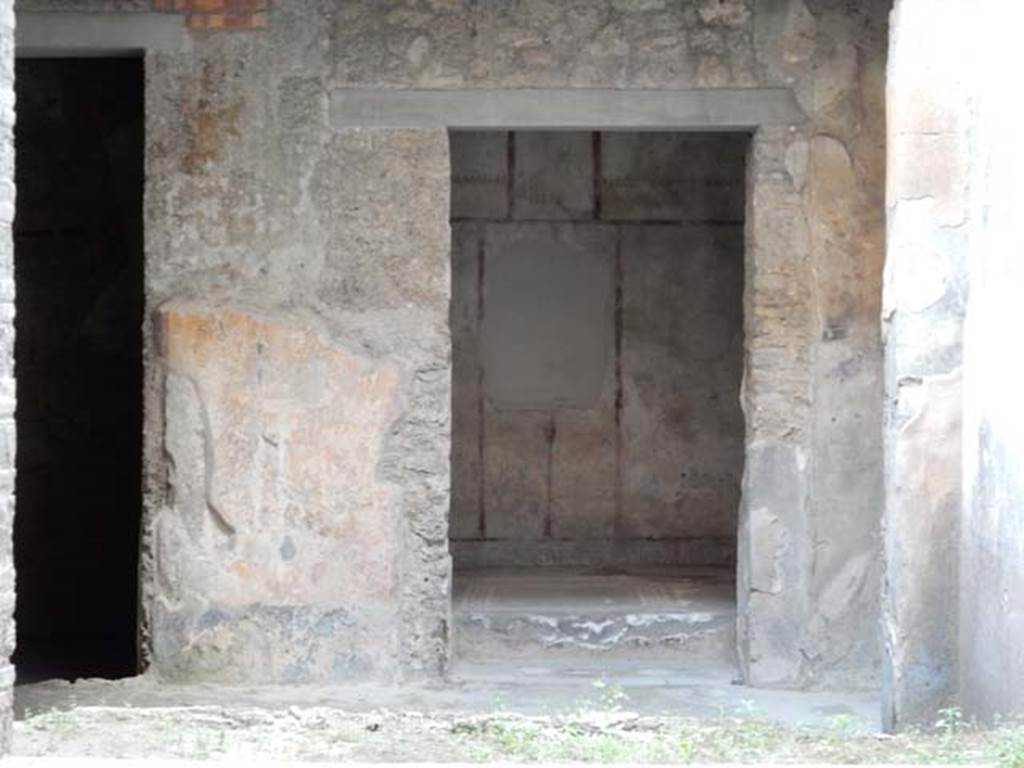 I.7.3 Pompeii. May 2017. Doorway to room on south side of garden area. Looking south. Photo courtesy of Buzz Ferebee.
