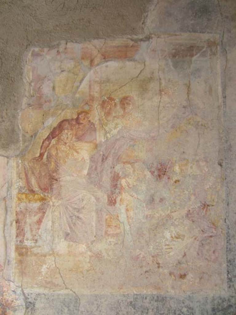 I.7.19 Pompeii. June 2012. Wall painting of Aphrodite and Ares from north wall of tablinum.
Photo courtesy of Marina Fuxa.

