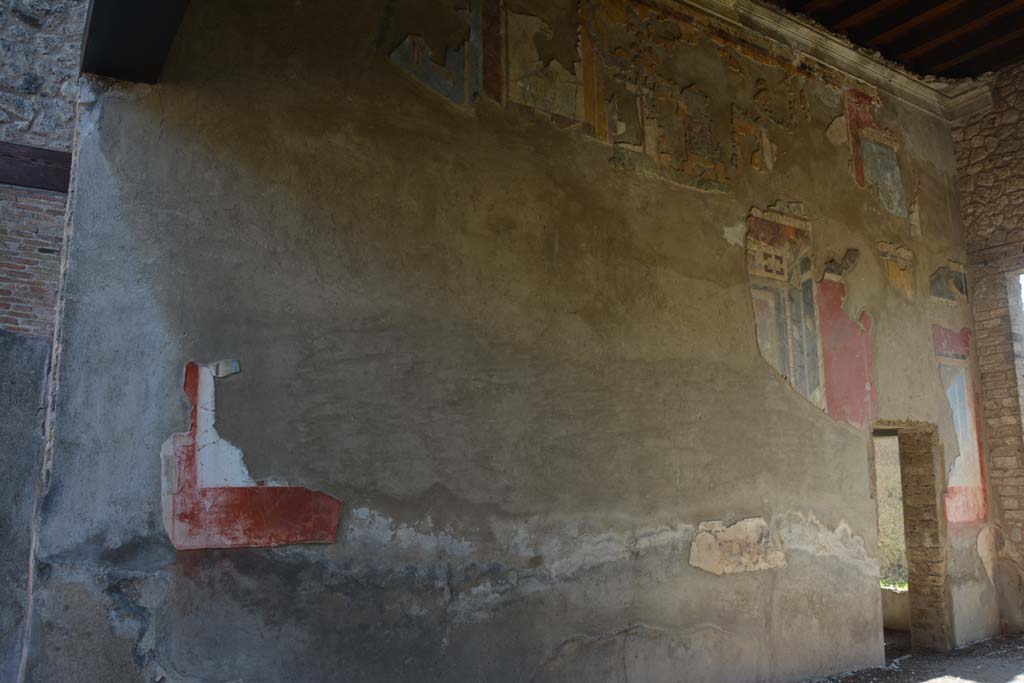 I.9.1 Pompeii. October 2019. Room 7, east wall of tablinum.
Foto Annette Haug, ERC Grant 681269 DCOR.


