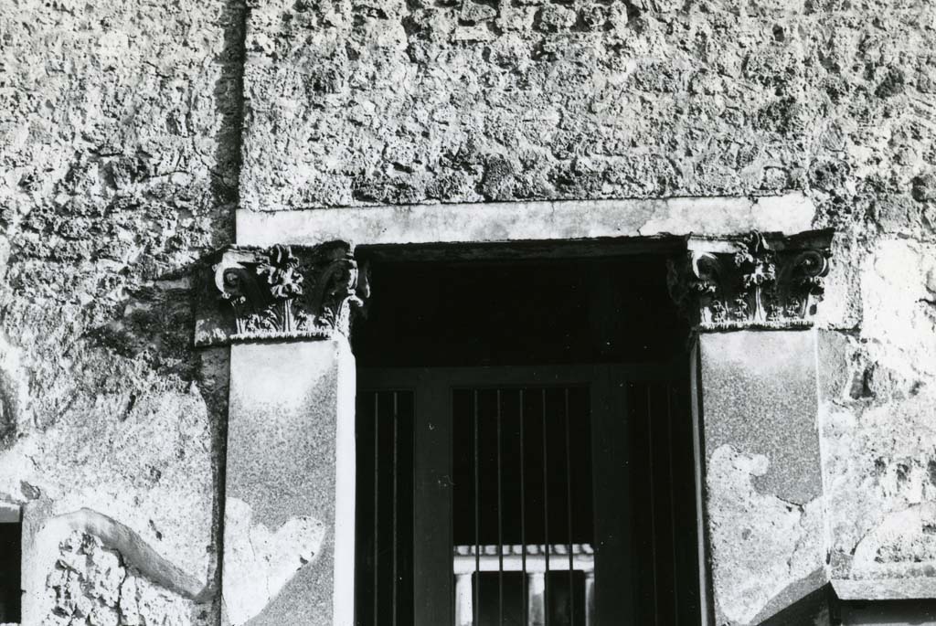 I.10.4 Pompeii. 1976. House of Menander, entrance capitals. Photo courtesy of Anne Laidlaw.
American Academy in Rome, Photographic Archive. Laidlaw collection _P_76_2_29.
