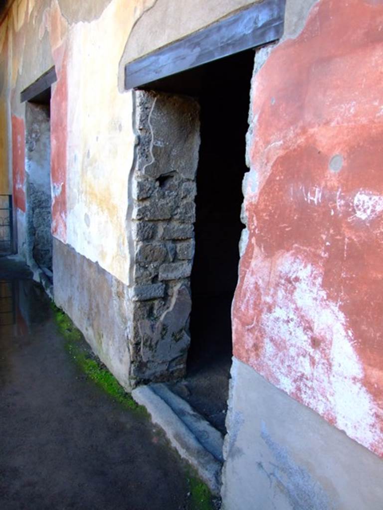 II.3.3 Pompeii.  March 2009.  Doorway to Room 15.