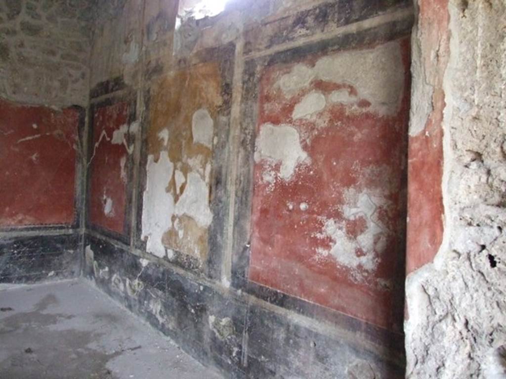 III.2.1 Pompeii.  March 2009.  Room 15.  Triclinium.  West wall.