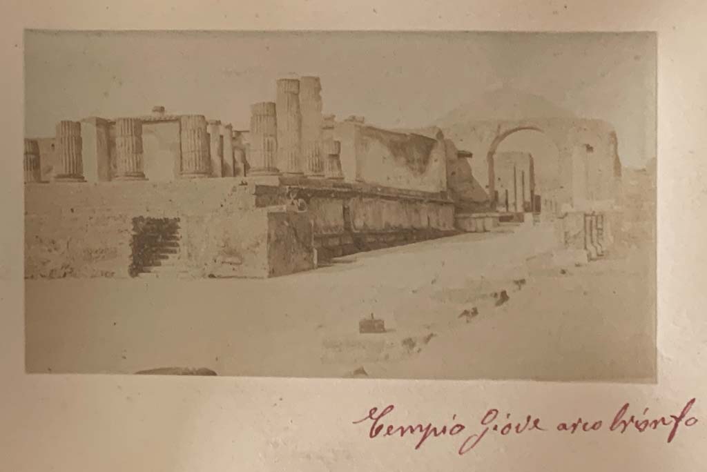 VII.8 Pompeii. From an album dated c.1875-1885. Looking north along the east side. Photo courtesy of Rick Bauer.