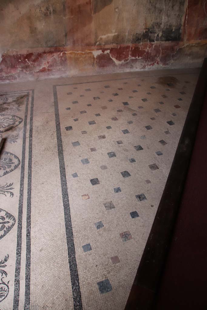 VII.16.a Pompeii. October 2020. Corridor B/Vestibule 8, mosaic floor. Photo courtesy of Klaus Heese.