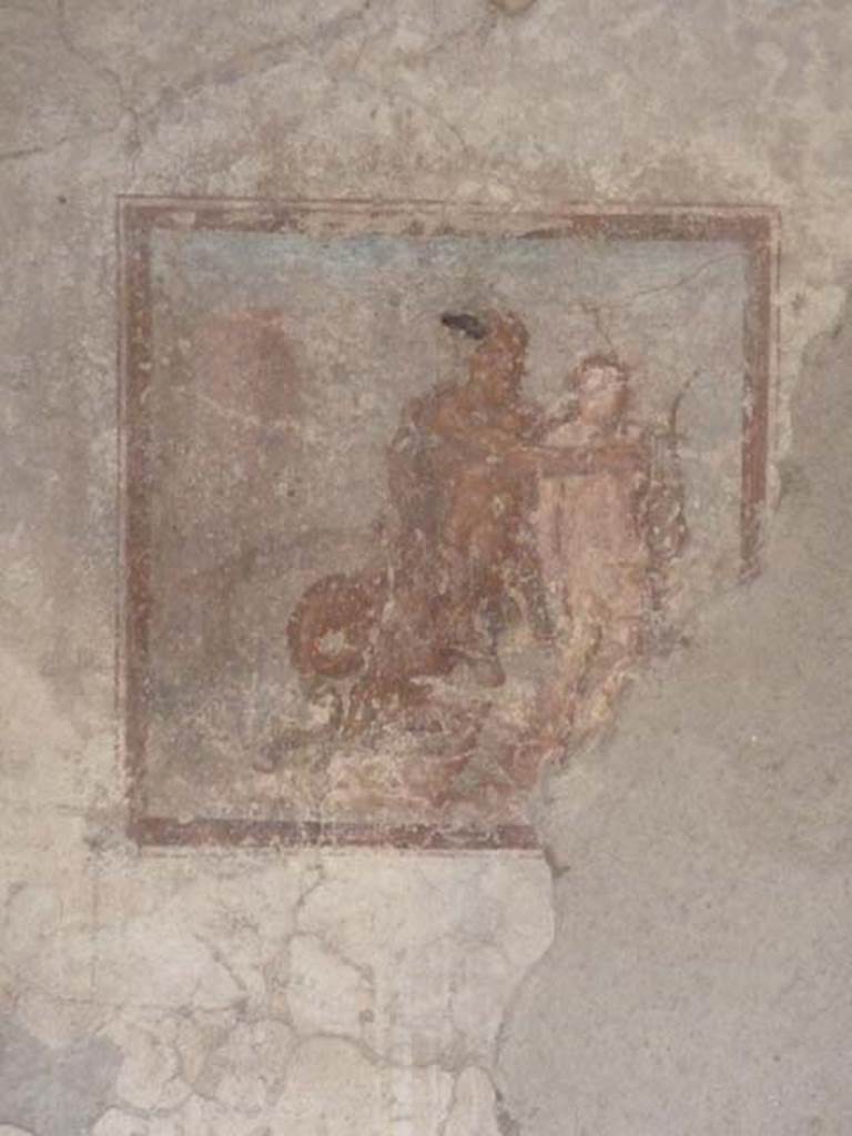 IX.3.5 Pompeii. September 2015. Room 16, wall painting of Chiron and Achilles, from south wall.
See Helbig, W., 1868. Wandgemälde der vom Vesuv verschütteten Städte Campaniens. Leipzig: Breitkopf und Härtel.  (1294).
