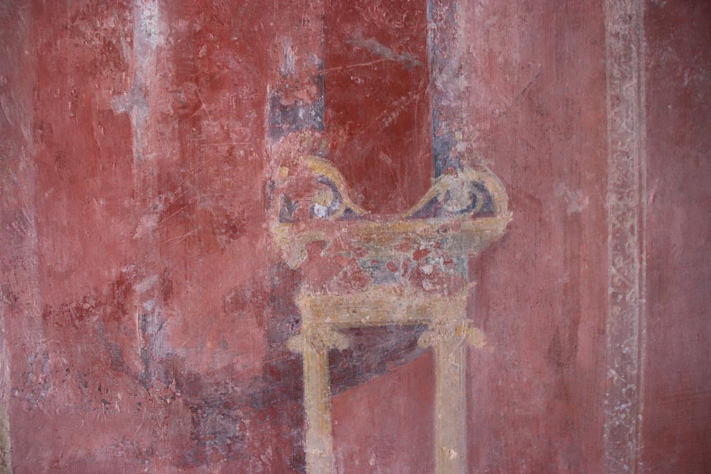HGW24 Pompeii. Villa of Diomedes. October 2023. Centre of south wall, detail. Photo courtesy of Klaus Heese.
(Villa Diomedes Project – area 61).
(Fontaine, room 5,13).
