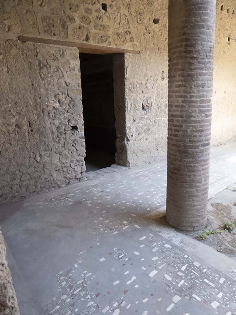 Villa of Mysteries, Pompeii. September 2017. Room 8, on north side of room 62.
Foto Annette Haug, ERC Grant 681269 DÉCOR.
