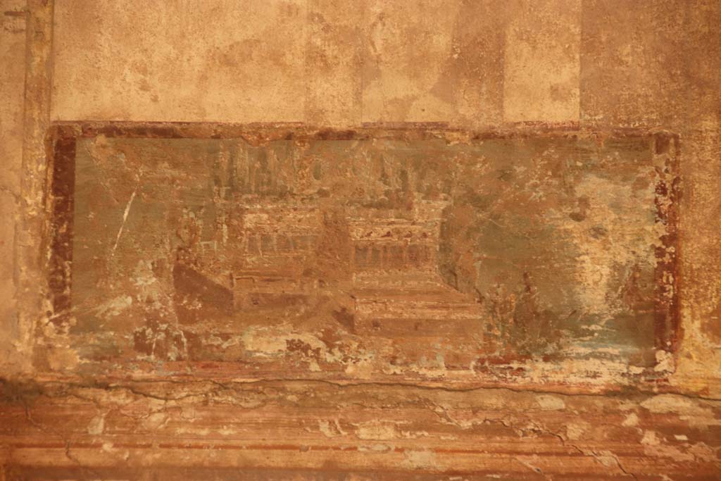 Oplontis Villa of Poppea, October 2020. Area 40, painted wall panel from north wall. Photo courtesy of Klaus Heese.