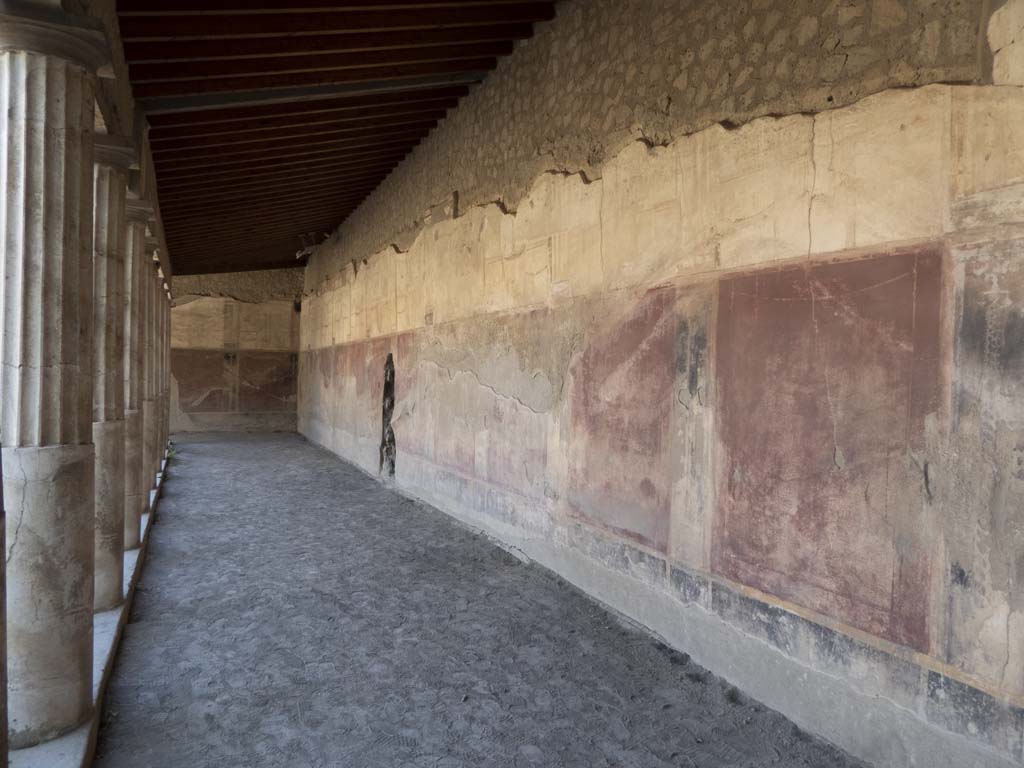 Oplontis Villa of Poppea, September 2017. Portico 40, looking north along east portico. 
Foto Annette Haug, ERC Grant 681269 DÉCOR.
