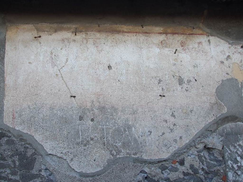 Painted street shrine to twelve gods on corner of insula at VIII.3.11 in December 2006.