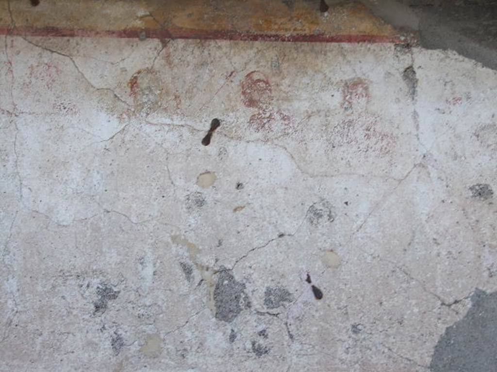Painted street shrine to twelve gods on corner of insula at VIII.3.11 in December 2006.