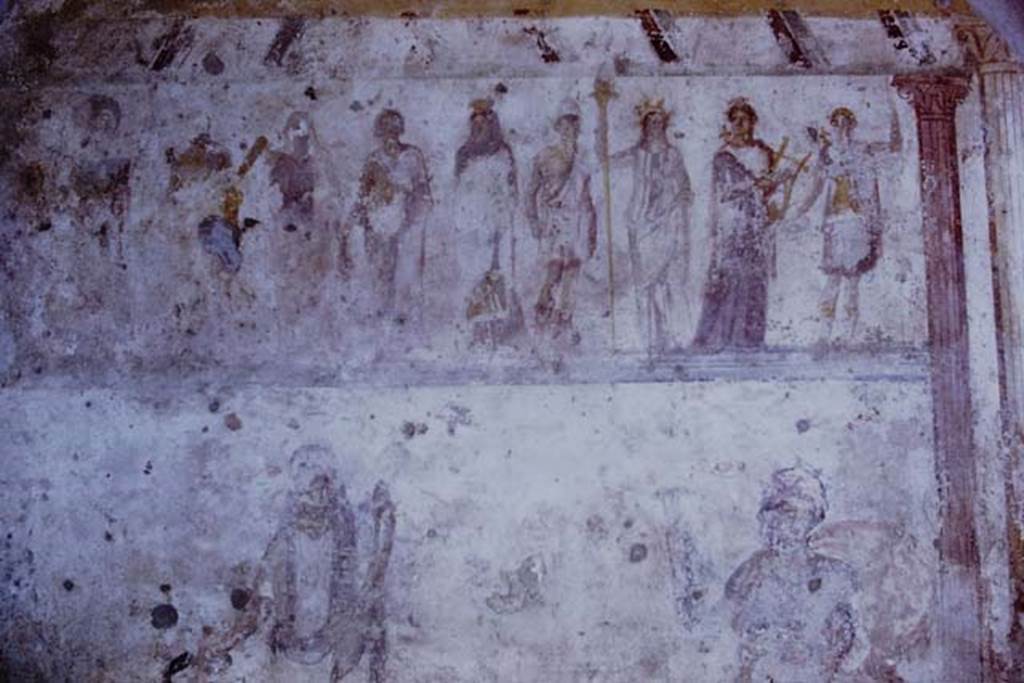 IX.11.1 Pompeii. 1968. Street shrine on north side of Via dell�Abbondanza. Photo by Stanley A. Jashemski.
Source: The Wilhelmina and Stanley A. Jashemski archive in the University of Maryland Library, Special Collections (See collection page) and made available under the Creative Commons Attribution-Non Commercial License v.4. See Licence and use details.
J68f0647
