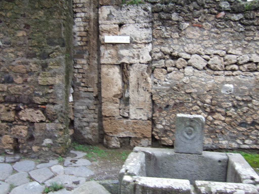 Fountain at IX.10.2 and Water Tower