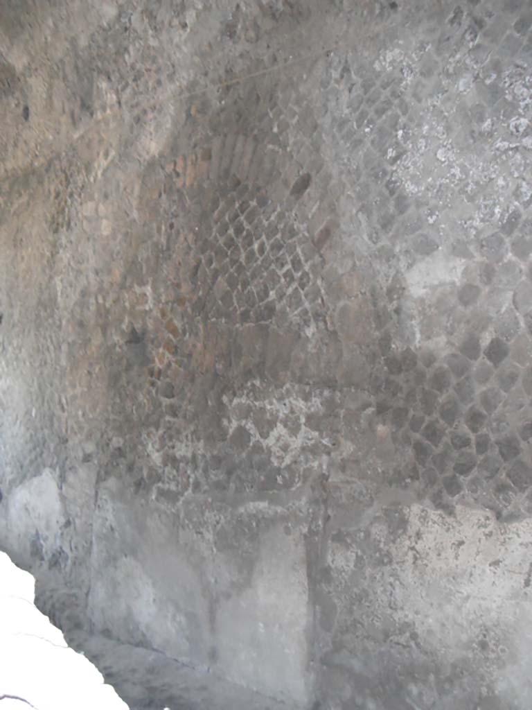 Porta Marina, Pompeii. May 2010.
Blocked doorway in north wall of pedestrian tunnel. Photo courtesy of Ivo van der Graaff.
