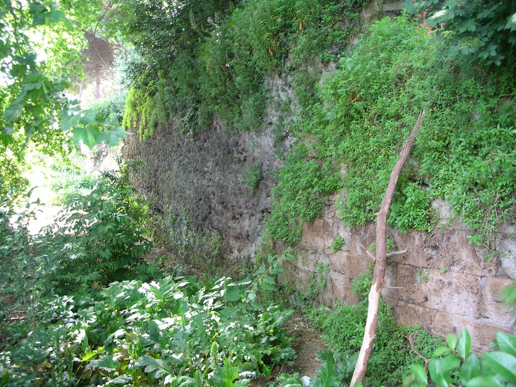 Porta Stabia, Pompeii. May 2010. Looking west along City Walls.  Photo courtesy of Ivo van der Graaff.

