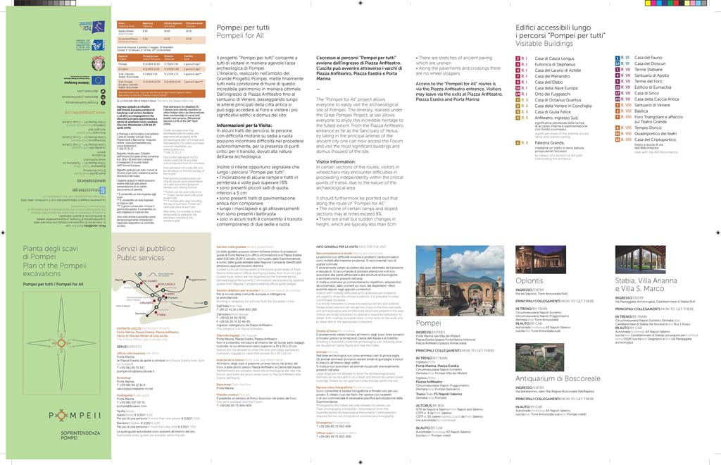 Pompeii 2017 
Pompeii per Tutti accompanying narrative