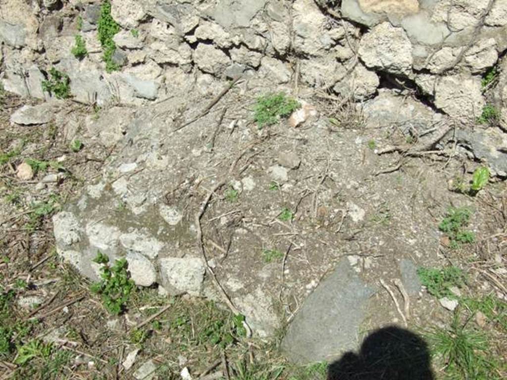 I.2.22 Pompeii.  March 2009.  Room 1.  Remains of stairs against east wall.