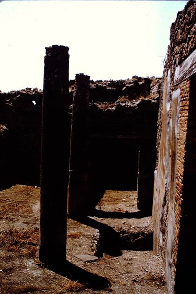 I.2.24 Pompeii. 1966. Looking west across north side of atrium. Photo by Stanley A. Jashemski.
Source: The Wilhelmina and Stanley A. Jashemski archive in the University of Maryland Library, Special Collections (See collection page) and made available under the Creative Commons Attribution-Non Commercial License v.4. See Licence and use details.
J66f0214

