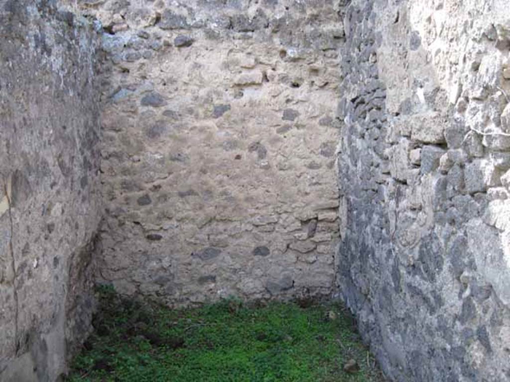 I.2.24 Pompeii. September 2010. West wall of room in north-west corner of atrium. Photo courtesy of Drew Baker.
