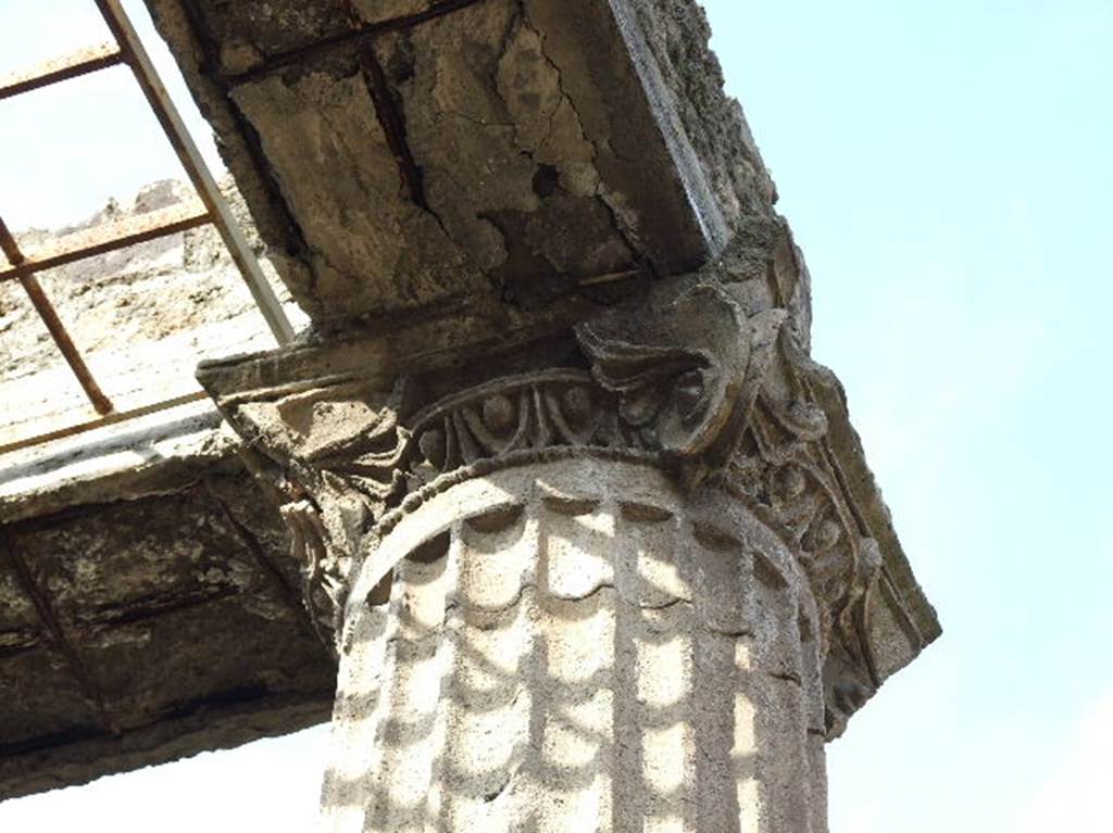 I.2.28 Pompeii. December 2006. Detail of column capital.