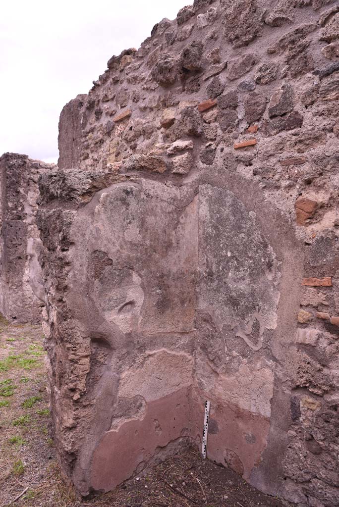 I.4.9 Pompeii. October 2019. Cubiculum c, south-west corner.
Foto Tobias Busen, ERC Grant 681269 D�COR.
