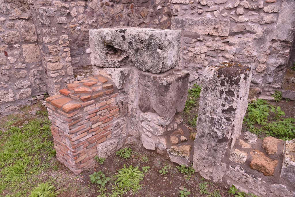 I.4.9 Pompeii. October 2019. Tablinum h, south-east corner. 
Foto Tobias Busen, ERC Grant 681269 D�COR.
