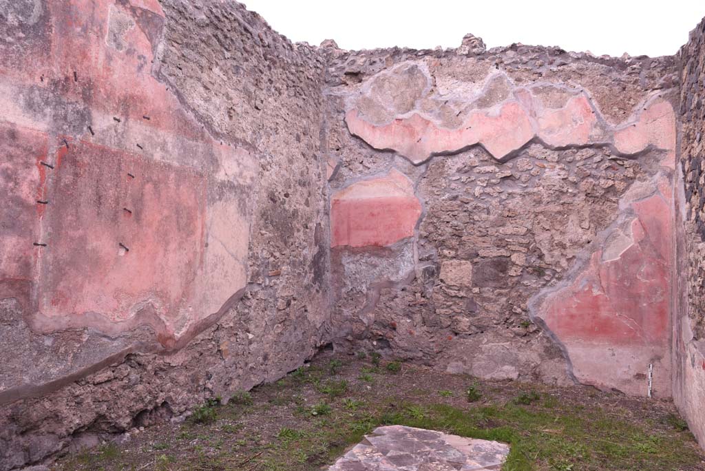 I.4.9 Pompeii. October 2019. Triclinium/oecus, m, looking north-west from doorway. 
Foto Tobias Busen, ERC Grant 681269 D�COR.
