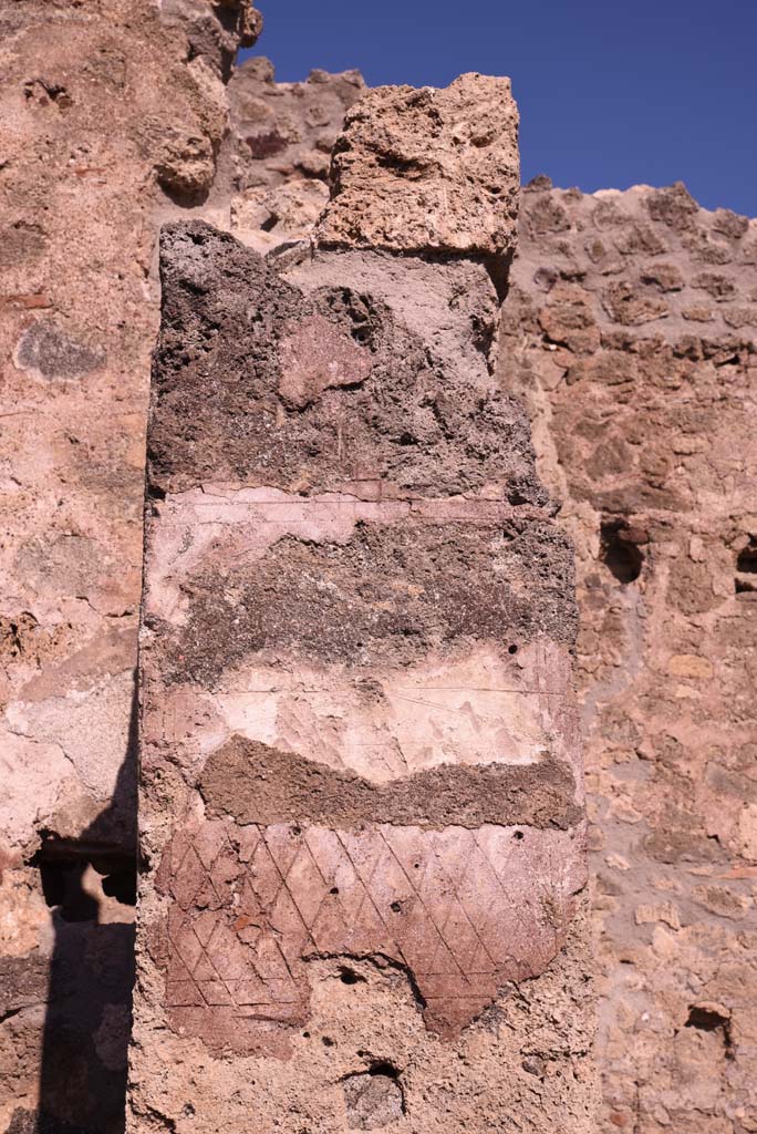 I.4.12 Pompeii. October 2019. Area g, detail, looking east. 
Foto Tobias Busen, ERC Grant 681269 D�COR.

