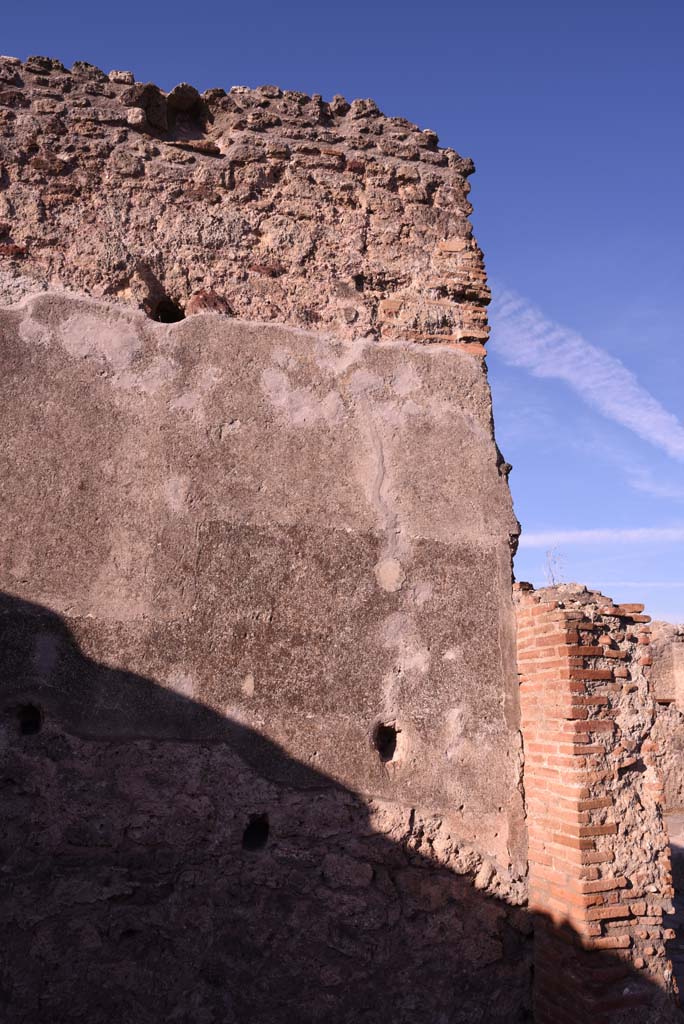 I.4.19 Pompeii. October 2019. Upper west wall.
Foto Tobias Busen, ERC Grant 681269 D�COR.


