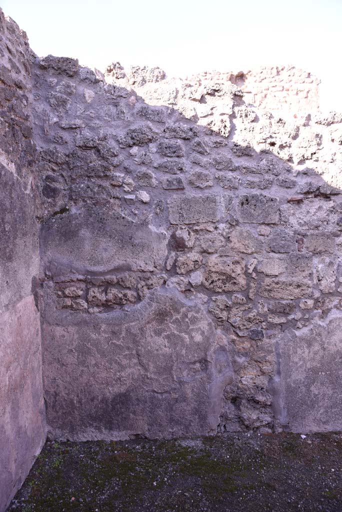 I.4.20 Pompeii. October 2019. Detail from west wall in south-west corner.
Foto Tobias Busen, ERC Grant 681269 D�COR
