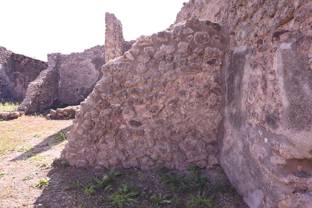 I.4.22 Pompeii. October 2019. South-west corner of room �d�.
Foto Tobias Busen, ERC Grant 681269 D�COR.
