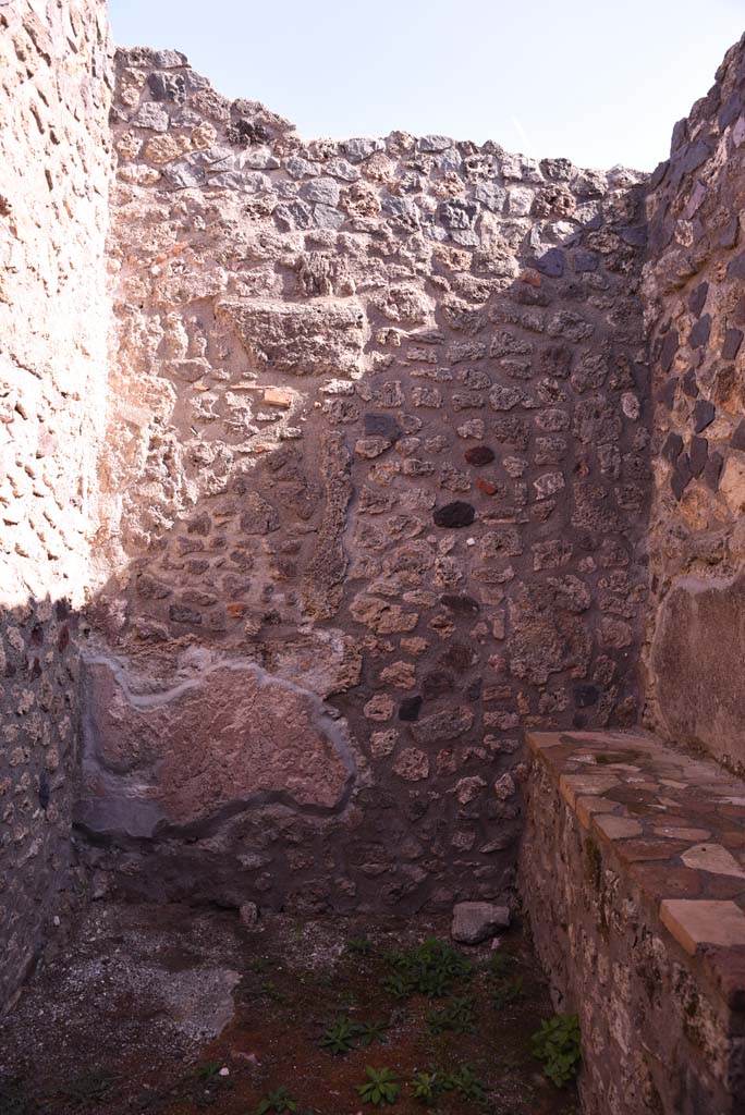 I.4.22 Pompeii. October 2019. Looking towards east wall in room �h�, kitchen.
Foto Tobias Busen, ERC Grant 681269 D�COR.
