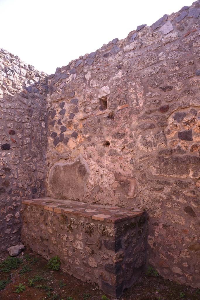 I.4.22 Pompeii. October 2019. South wall of room �h�.
Foto Tobias Busen, ERC Grant 681269 D�COR.

