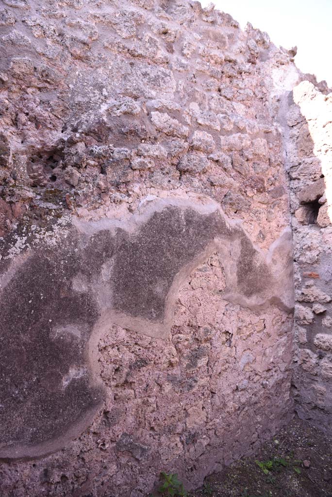 I.4.22 Pompeii. October 2019. Room �n�, looking north along west wall. 
Foto Tobias Busen, ERC Grant 681269 D�COR.

