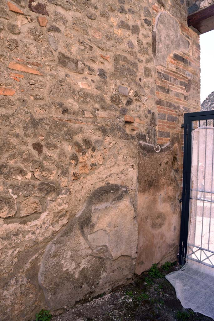 I.4.25/I.4.5 Pompeii. October 2019. Entrance corridor/fauces 3, south wall.
Foto Tobias Busen, ERC Grant 681269 D�COR.
