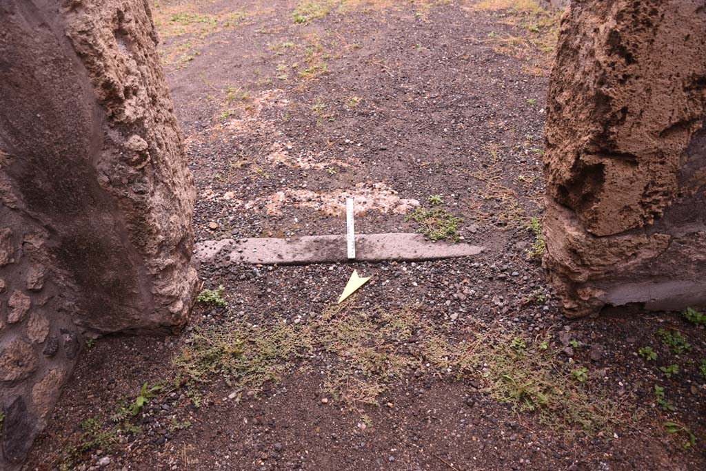 I.4.25 Pompeii. September 2020. Room 48, south wall with doorway to atrium.
Foto Tobias Busen, ERC Grant 681269 D�COR

