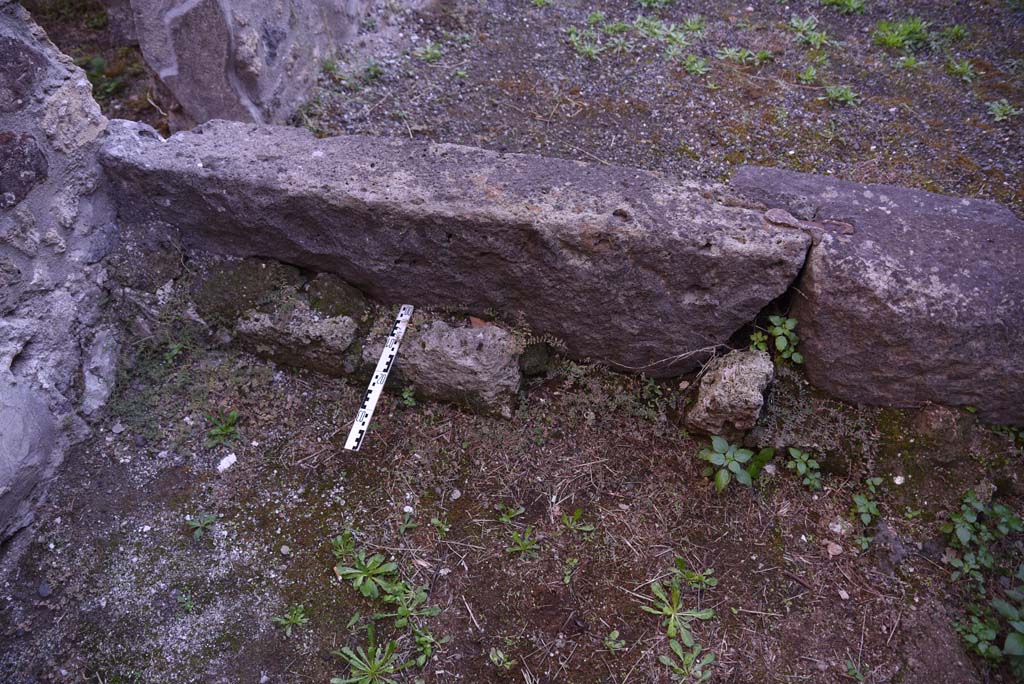 I.4.25 Pompeii. October 2019. Room 51, looking east towards north interior end of front wall.    
Foto Tobias Busen, ERC Grant 681269 D�COR

