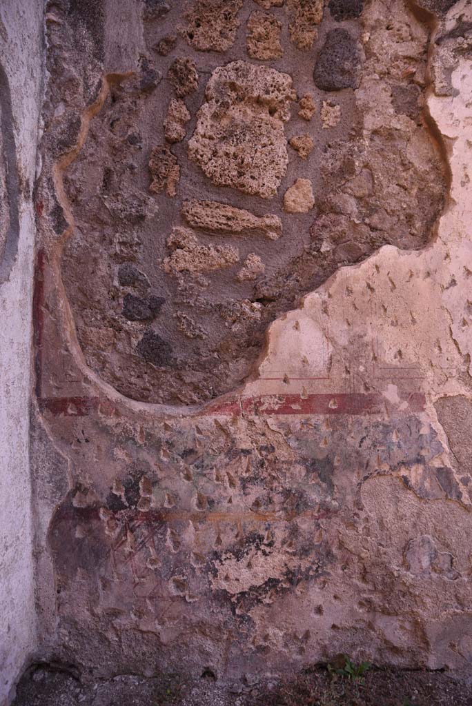 I.4.25 Pompeii. October 2019. Room 44, detail from east wall of cubiculum,
Foto Tobias Busen, ERC Grant 681269 D�COR.
