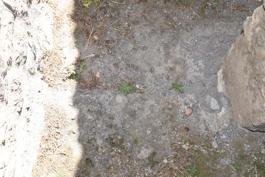 I.4.25/I.4.5 Pompeii. September 2020. Doorway threshold in Corridor 13A, or unnumbered corridor, looking south. 
Foto Tobias Busen, ERC Grant 681269 D�COR.
