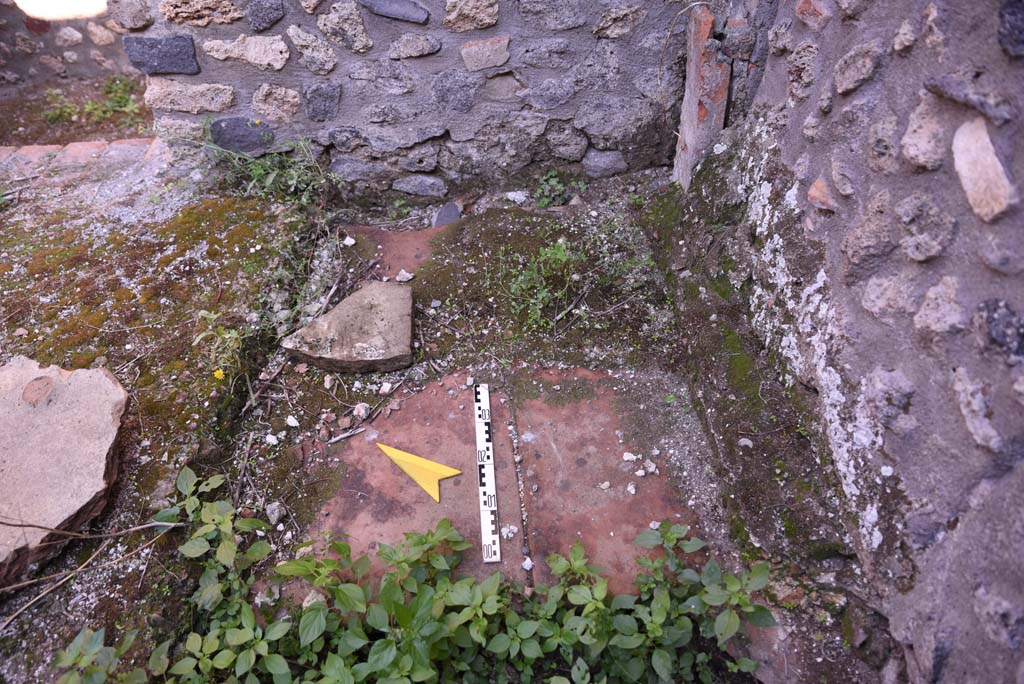 I.4.25/I.4.5 Pompeii. October 2019. Tepidarium 40, looking towards east wall in south-east corner.
Foto Tobias Busen, ERC Grant 681269 D�COR.
