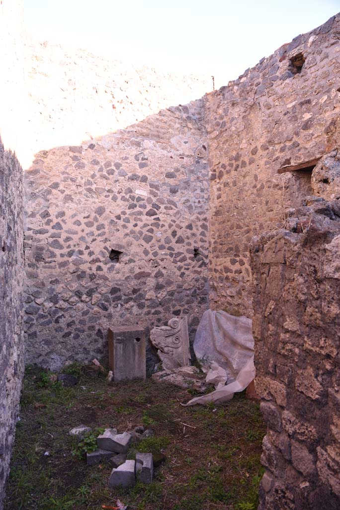 I.4.25 Pompeii. October 2019. Room 62, looking north from room 61.
Foto Tobias Busen, ERC Grant 681269 DÉCOR.