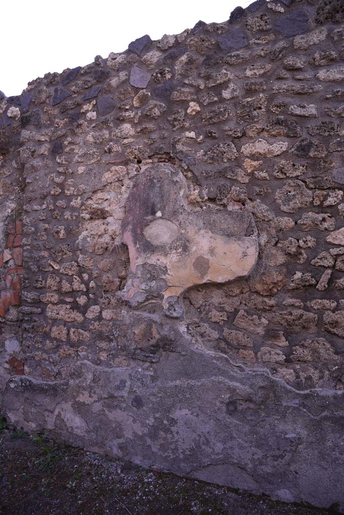 I.4.25 Pompeii. October 2019. Upper peristyle 56, continuation from south wall in south-east corner.
Foto Tobias Busen, ERC Grant 681269 DÉCOR