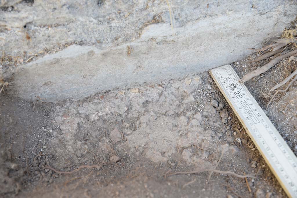 I.4.25 Pompeii. September 2020. Upper Peristyle 56, detail at floor level.
Foto Tobias Busen, ERC Grant 681269 DÉCOR