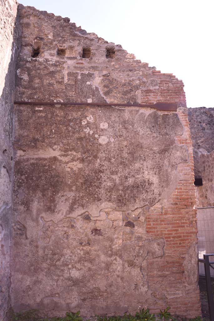 I.4.28 Pompeii. October 2019. Room 26, south wall in south-east corner.
Foto Tobias Busen, ERC Grant 681269 D�COR.
