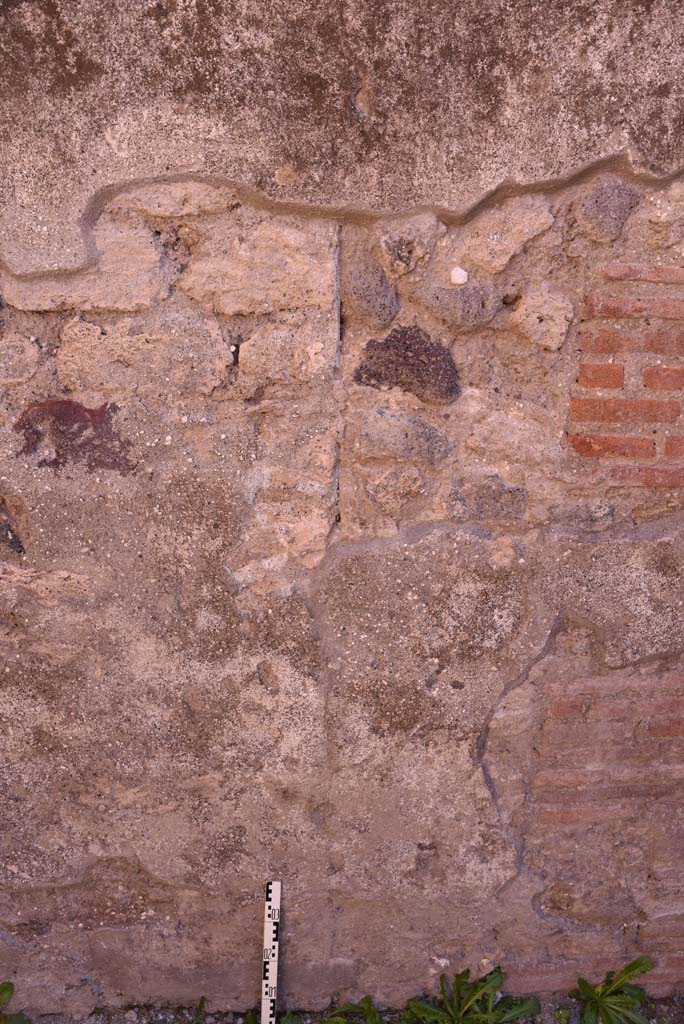 I.4.28 Pompeii. October 2019. Room 26, detail from south wall in south-east corner.
Foto Tobias Busen, ERC Grant 681269 D�COR.
