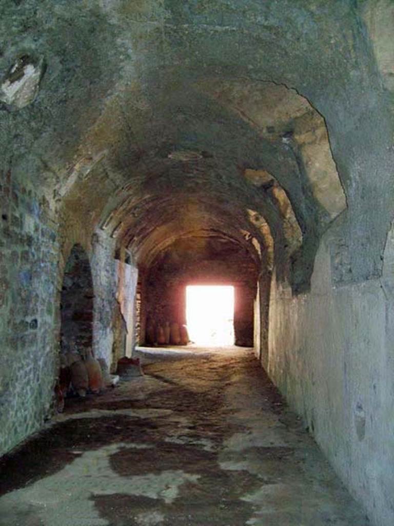 I.6.2 Pompeii. December 2007. Looking east along north wing of cryptoporticus.