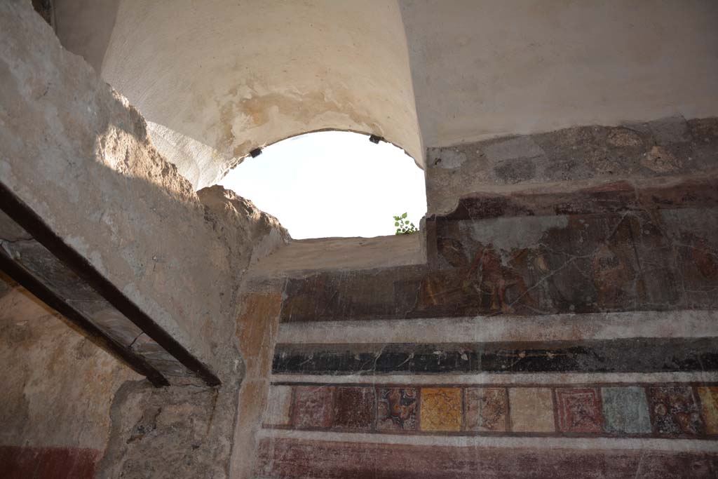 I.6.2 Pompeii. September 2019. Upper west wall of east wing at south end.
Foto Annette Haug, ERC Grant 681269 DÉCOR.

