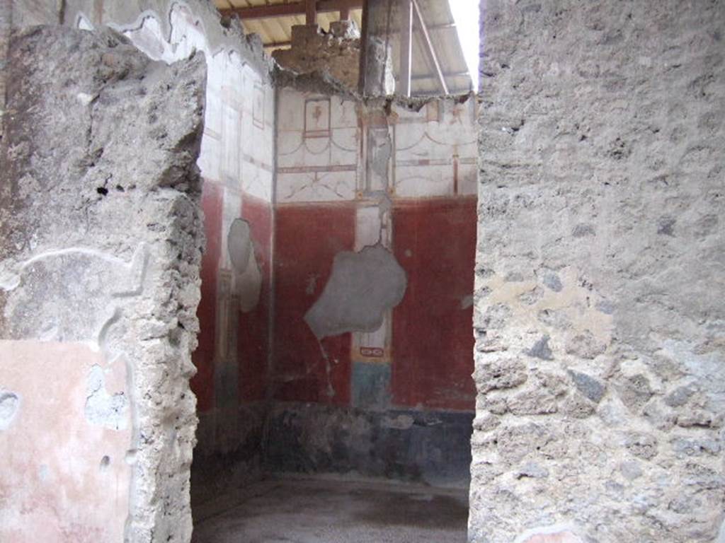 I.6.4 Pompeii. December 2005. Doorway to Room 5.