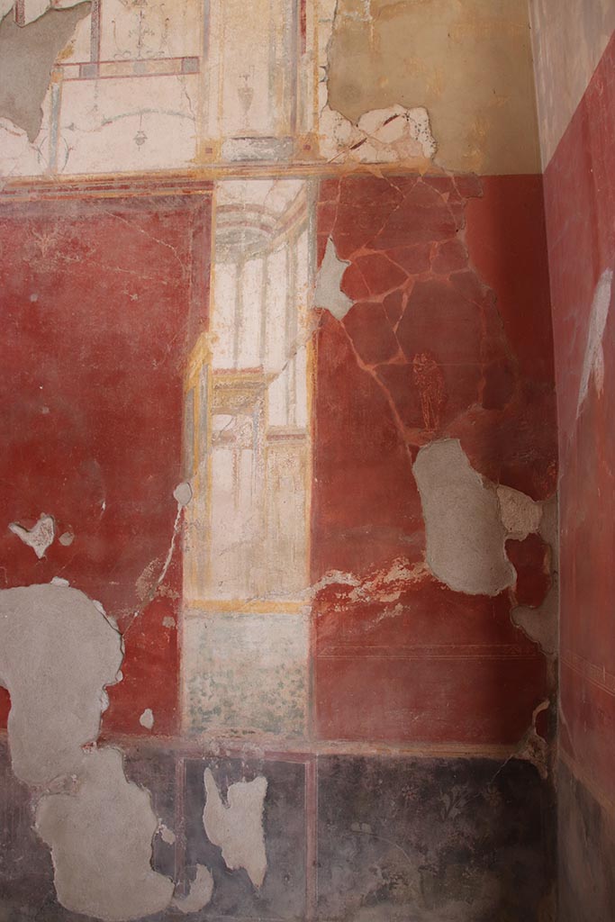 I.6.4 Pompeii. October 2024. Room 5, south wall at west end. Photo courtesy of Klaus Heese.