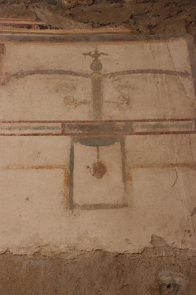 I.6.4 Pompeii. October 2024. Room 6, upper south wall at west end. Photo courtesy of Klaus Heese.